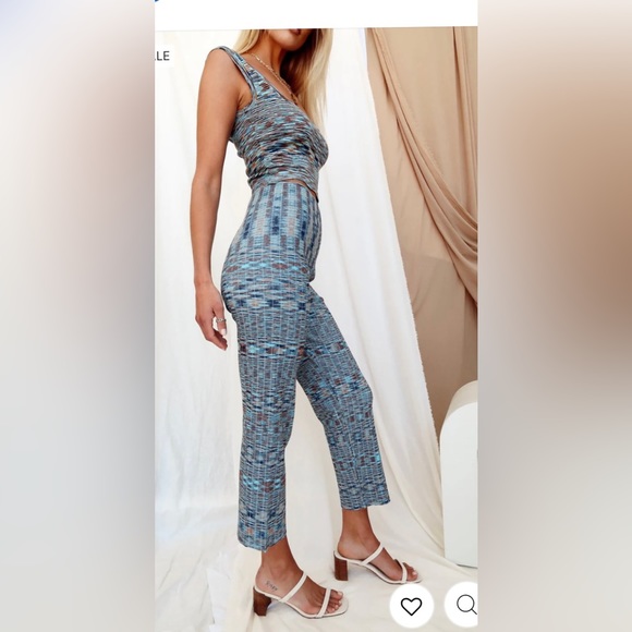 12th Tribe Cropped Tank and Pant Set - Picture 5 of 8